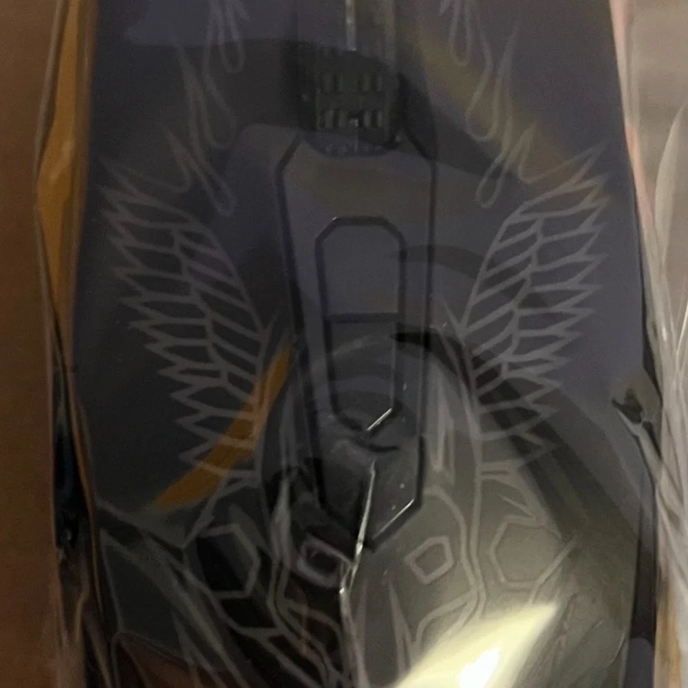 Gaming Mouse with Green LED Design